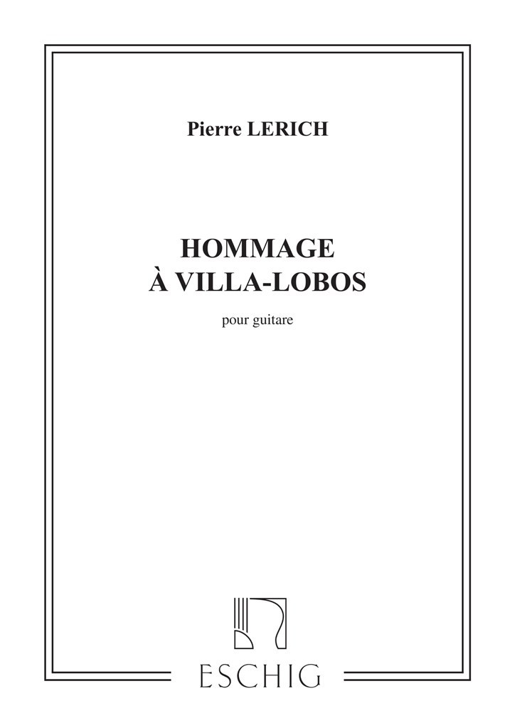 Hommage Villa-Lobos Guit